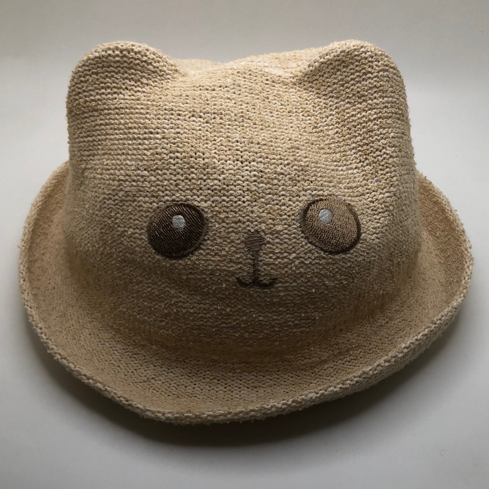Zara Baby Sun Hat.  Tan Bear Hat